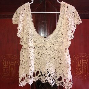 Ladies lace/crochet top